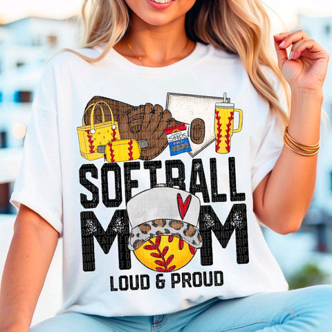 softball mom loud and proud