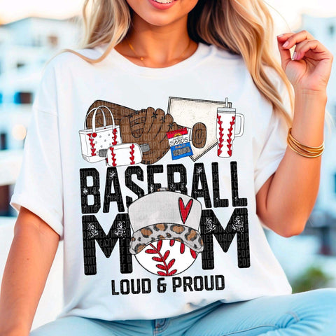 baseball mom loud and proud