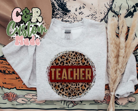 Teacher Leopard Cirlce
