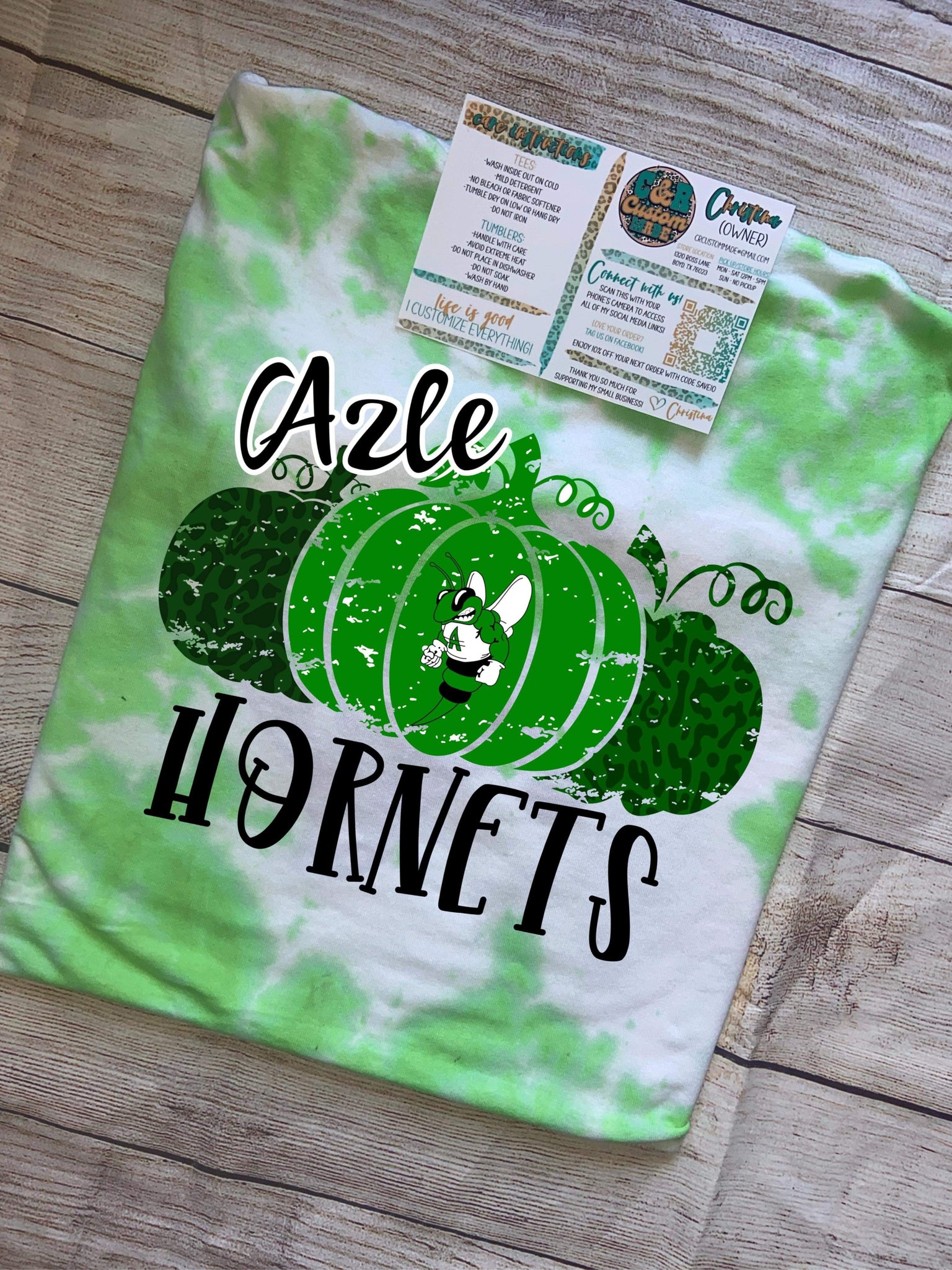 Hornets Pride Green Bleached