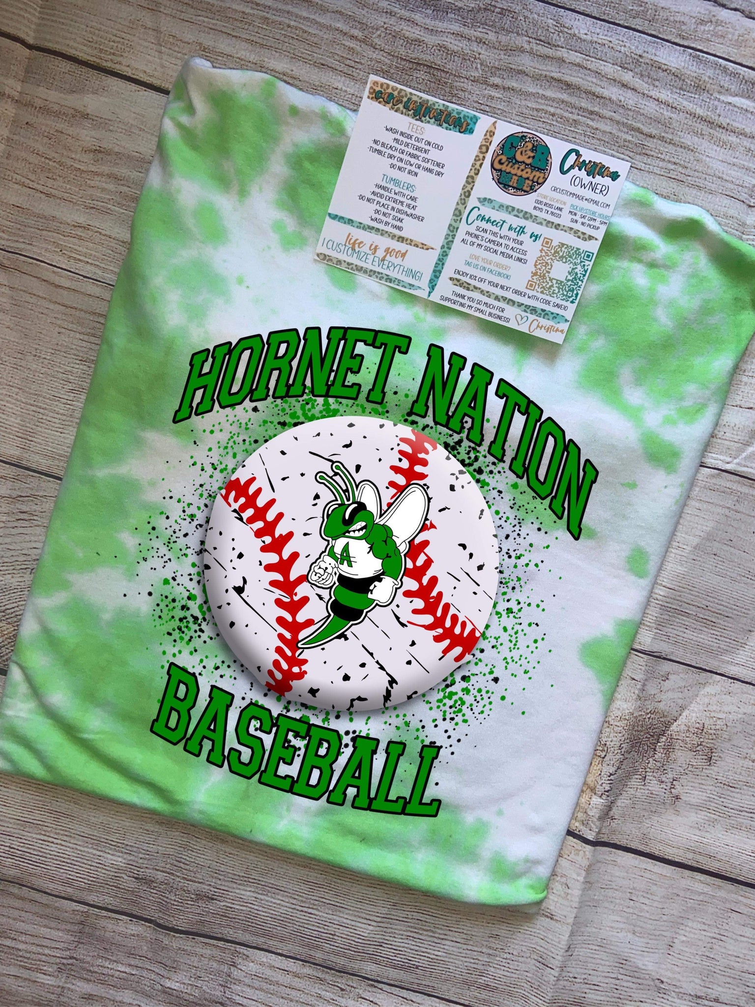 Hornets Pride Green Bleached