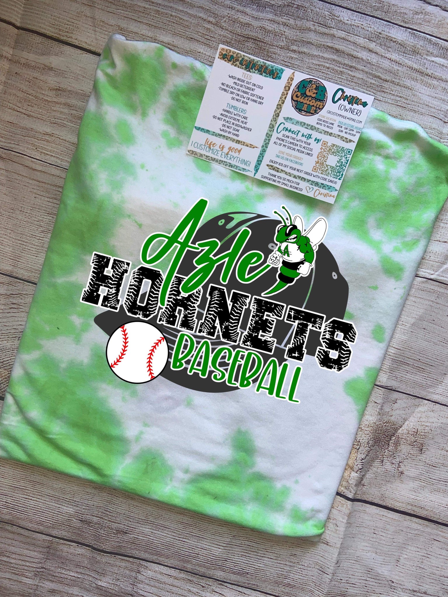 Hornets Pride Green Bleached