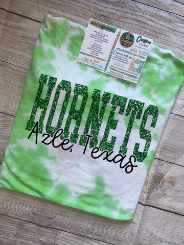 Hornets Pride Green Bleached