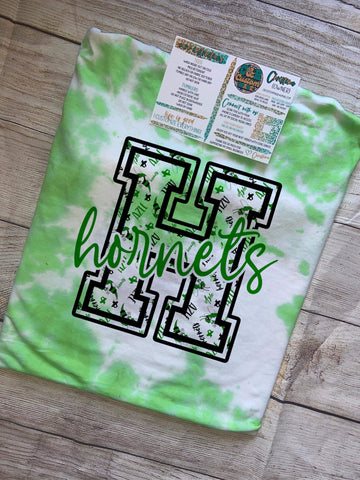 Hornets Pride Green Bleached