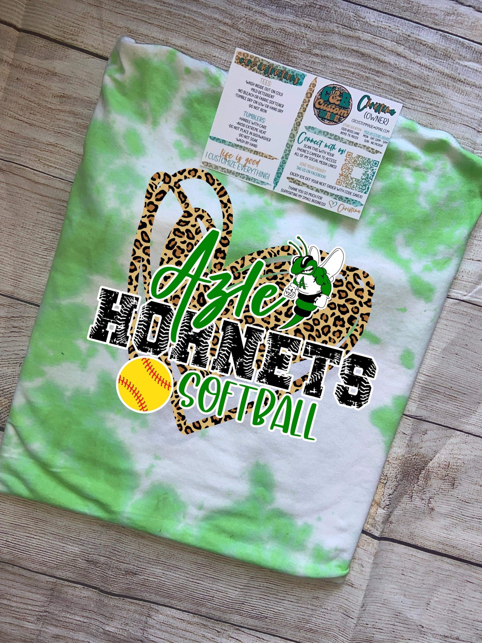 Hornets Pride Green Bleached