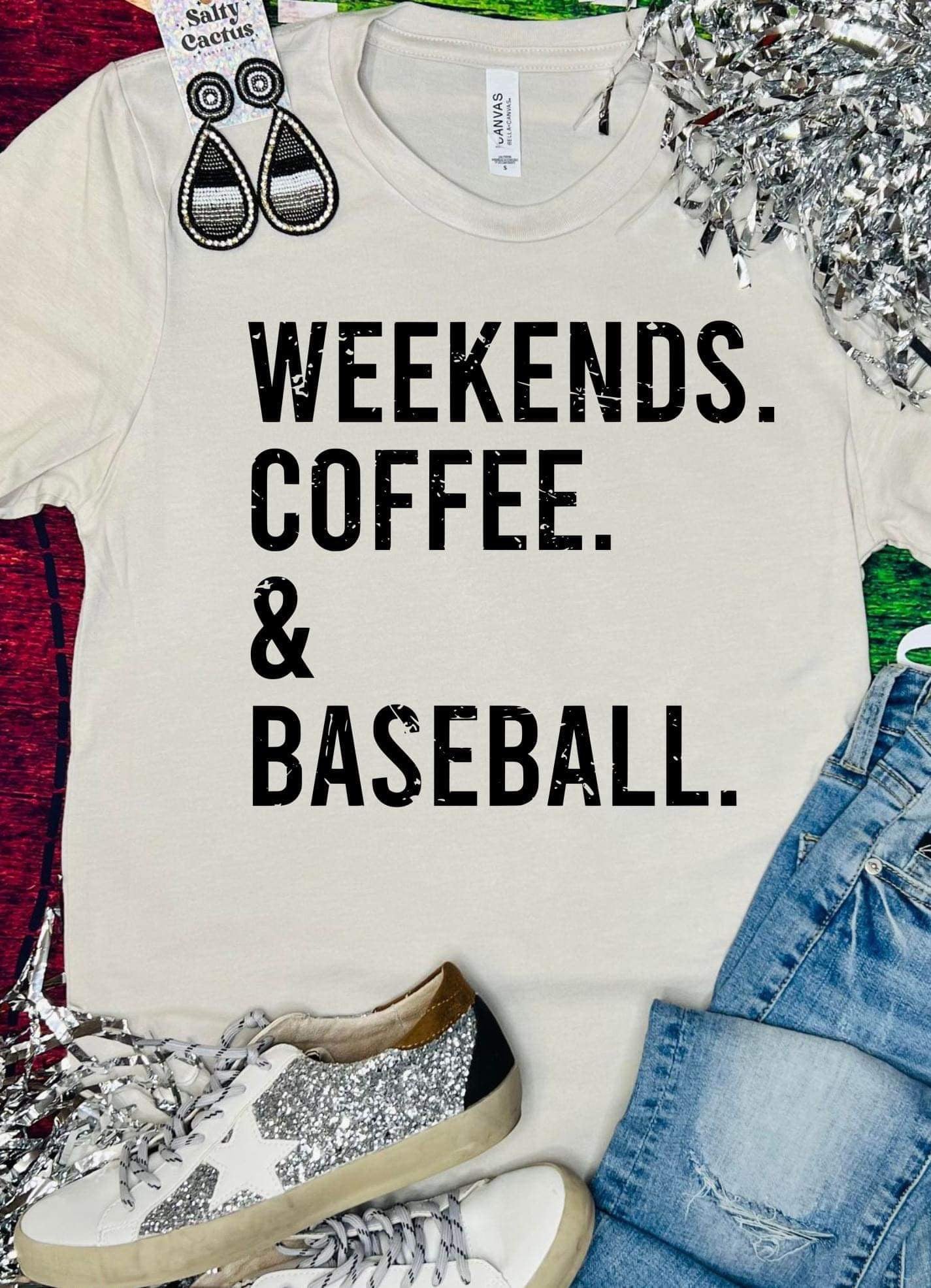 weekends. coffee. baseball.