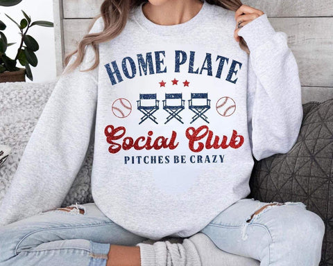 Home Plate Social Club Sweatshirt