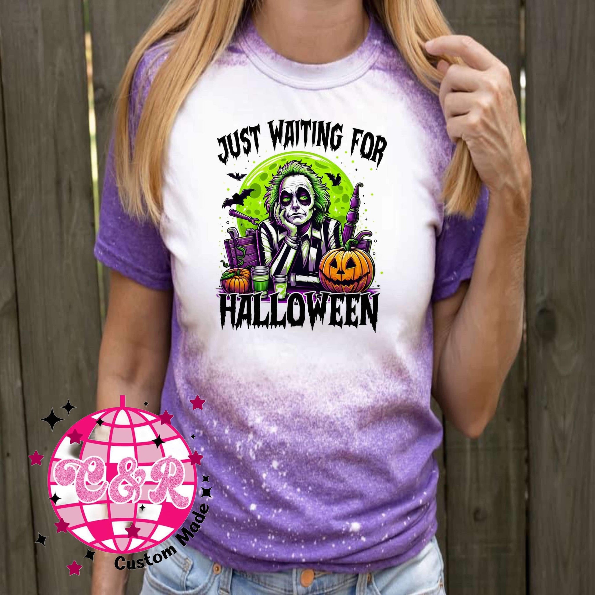 Halloween Bleached Tee