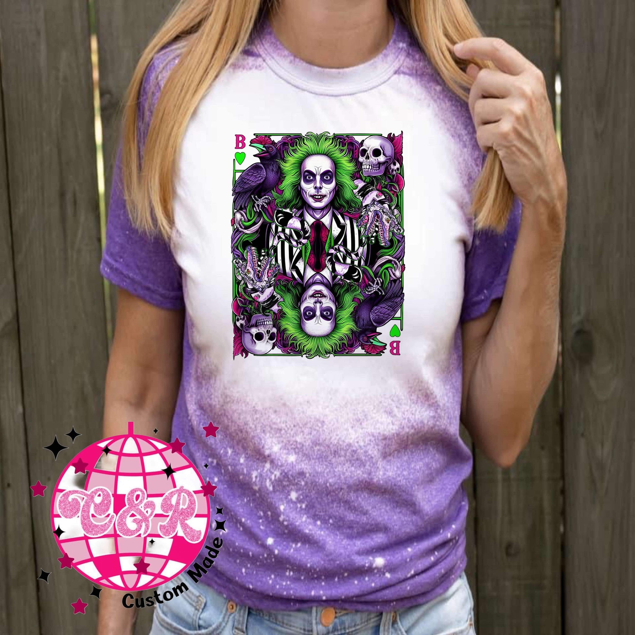 Halloween Bleached Tee