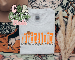 Springtown Porcupines Tees