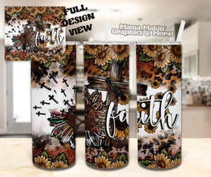 Faith Western Tumbler 20oz.