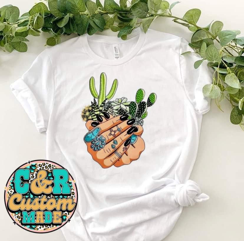 Cactus hands Tee