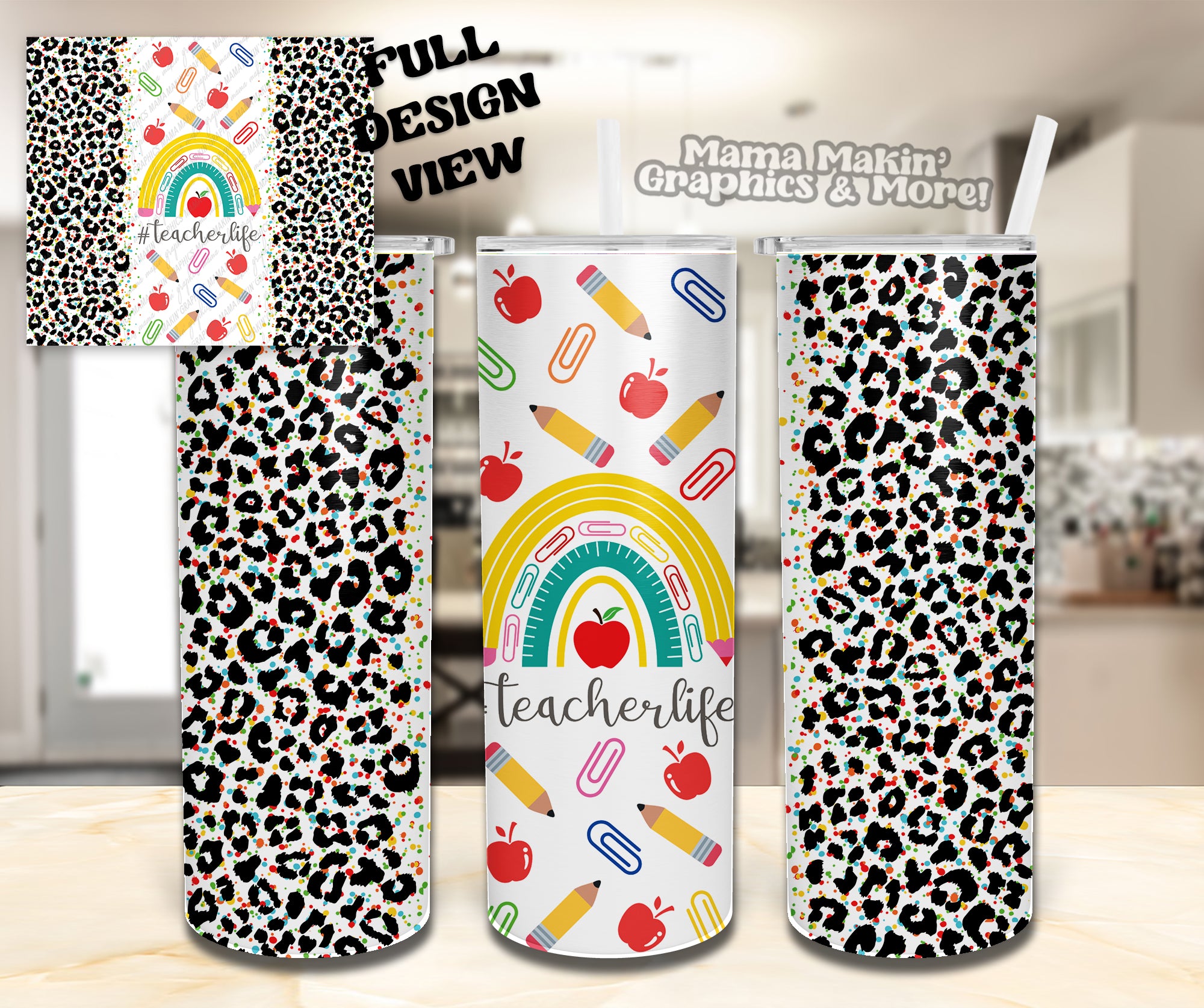 Teacher Life Tumbler 20oz.